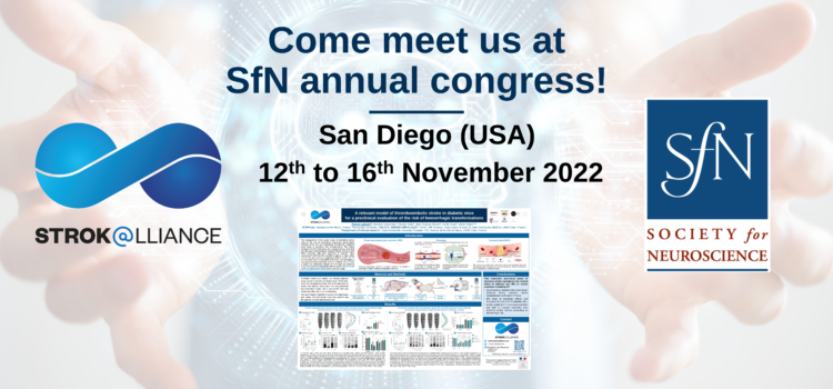 Society for Neuroscience annual congress in San Diego (USA) – 12th to 16th november.